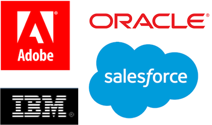 Big Four MarTech Cloud Suite Vendor Logos