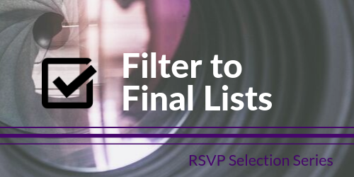 Filter to Final List