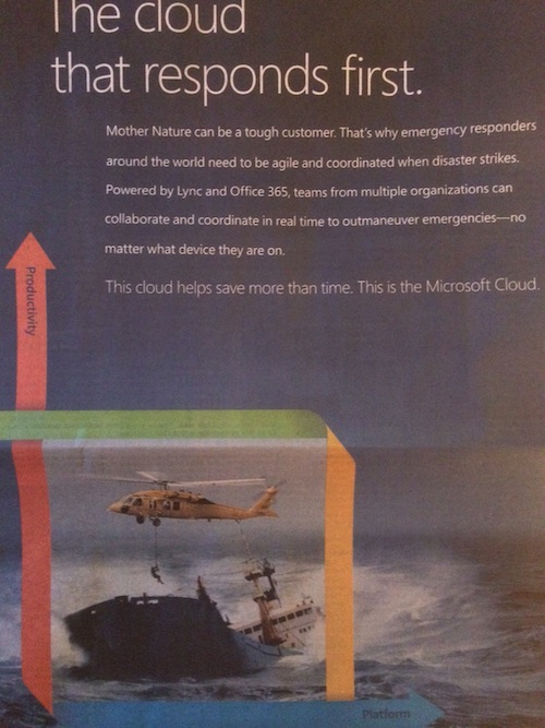 Microsoft loopy cloud ad