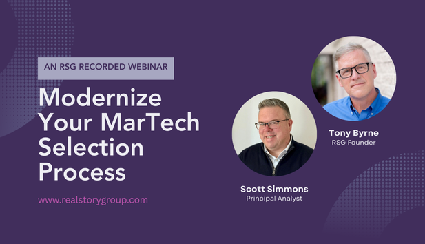 RSG Recorded Webinar: Modernize Your MarTech Selection Process