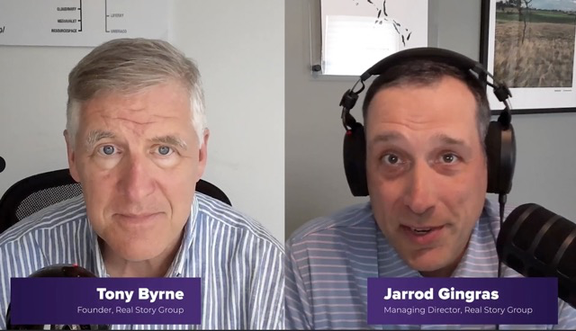 Tony Byrne and Jarrod Gingras on Real Story on MarTech Podcast