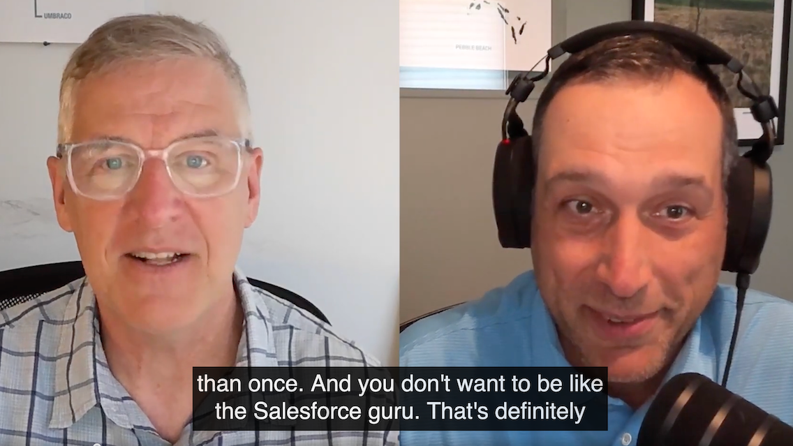 Jarrod and Tony dinging Salesforce. Again.