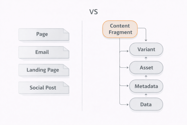 Pages vs structured content. AI does not want to consume pages.